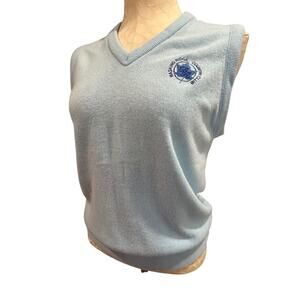 Medium Lady Pickering Sweater Vest Vintage Basking Ridge Country Club 1950s